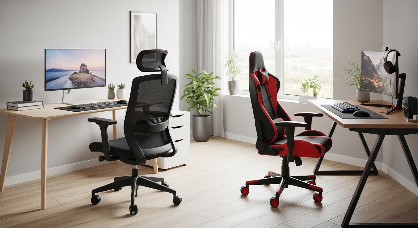 Gaming vs Bureau : J’ai testé les deux pendant 3 mois (spoiler : j’ai gardé les deux) Gaming vs Bureau : J’ai testé les deux pendant 3 mois (spoiler : j’ai gardé les deux)